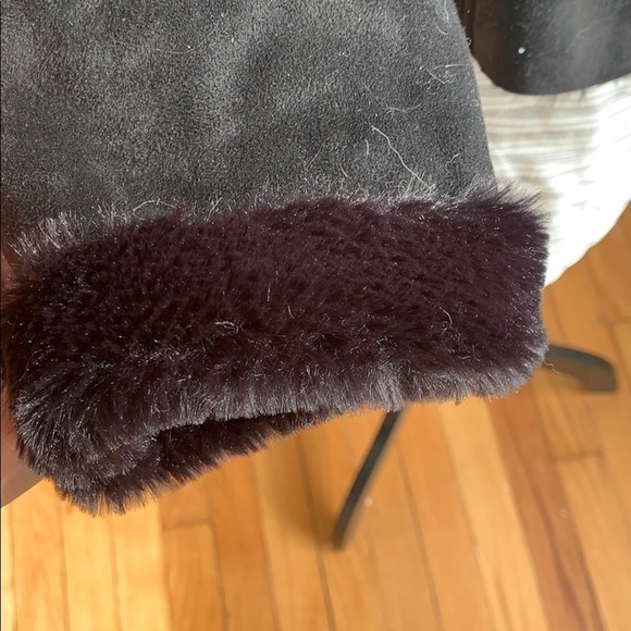 Zara fur-lined and fur-trimmed biker jacket XL - Picture 6 of 12